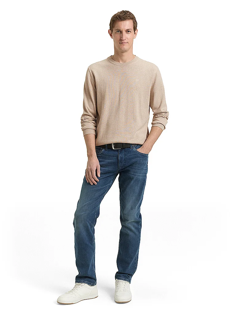 Tom Tailor Men Knit Sweater Beige M 2